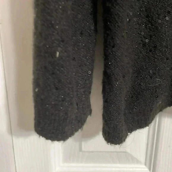 Evri black sparkle sequin sweater size OX - Picture 9 of 13
